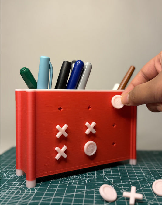Pause & Play In red