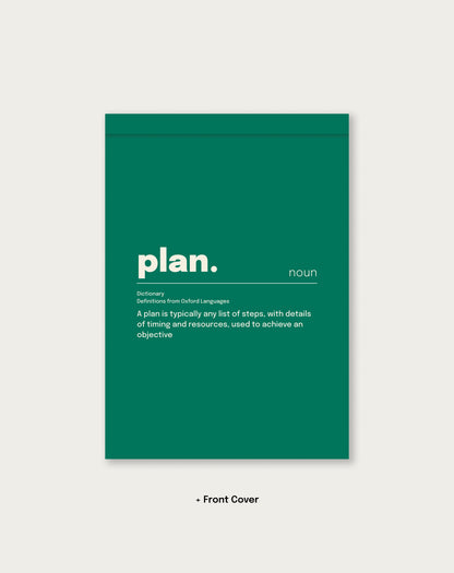 Plan. A5 deskpad