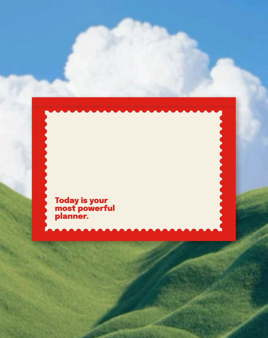 Today is your best plan. A5 Deskpad